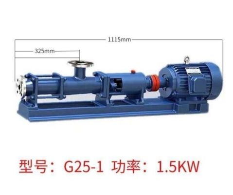 Singole acque luride industriali 1.2MPa della pompa di vite di acciaio inossidabile G15-2